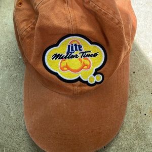 Vintage Miller Time Lite Rare Hat